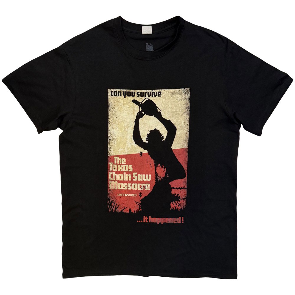 The Texas Chainsaw Massacre - Who Will Survive Heren Tshirt - Zwart